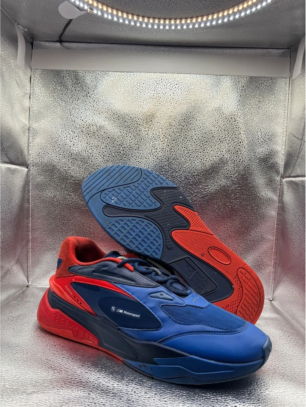 Puma M Motorsport RS-fast strong blue fiery red